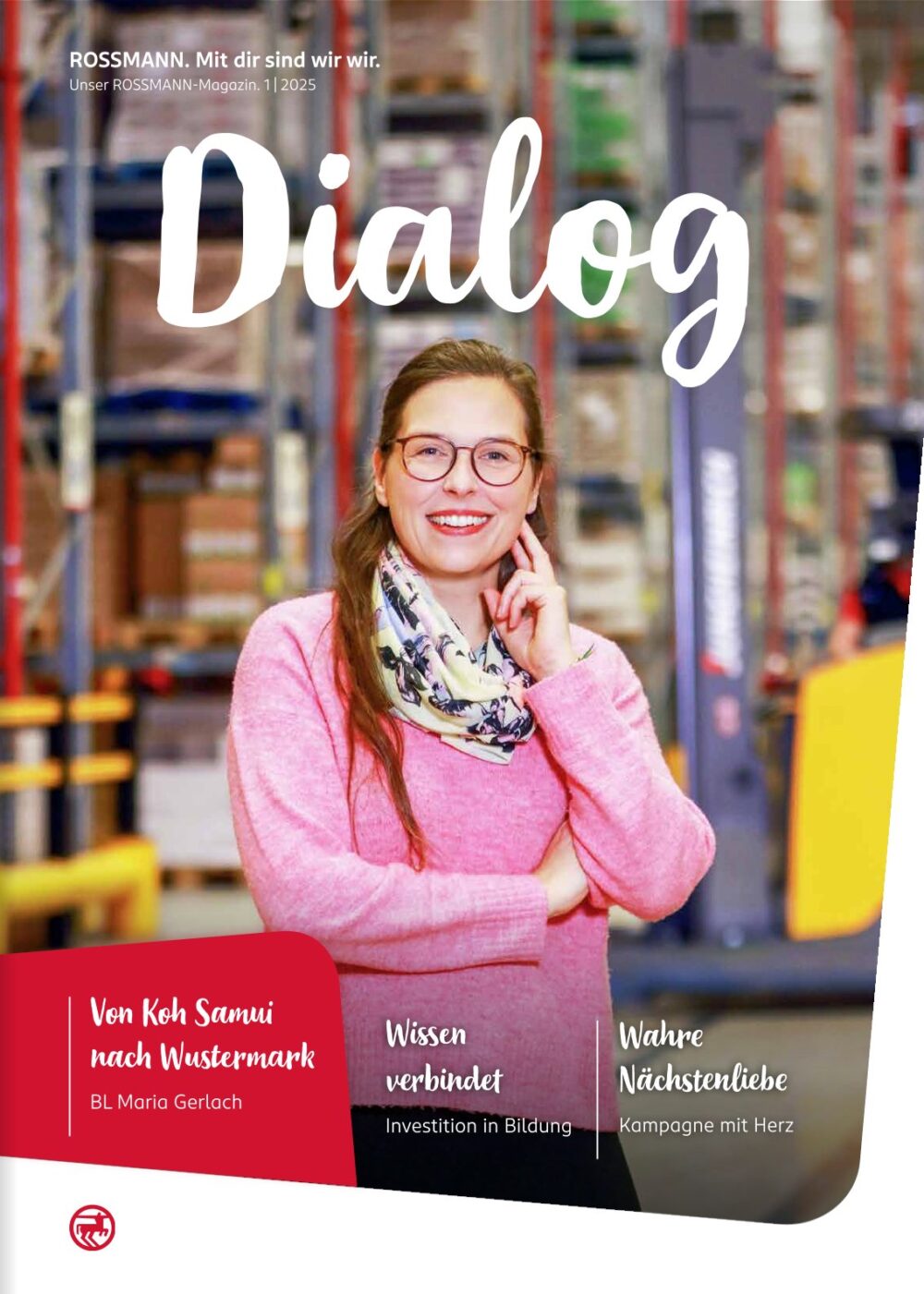 Cover Dialog ROSSMANN Mitarbeitermagazin